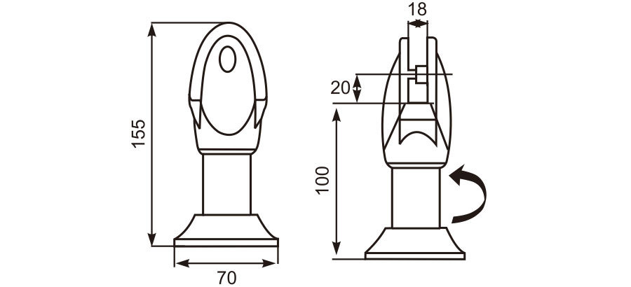 Adjustable Support Leg