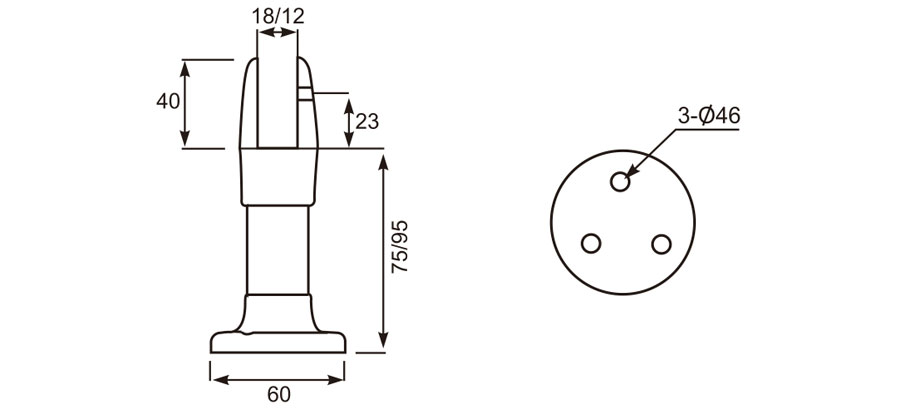  Adjustable Support Leg