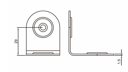 2.0mm (304#) Corner Fastener